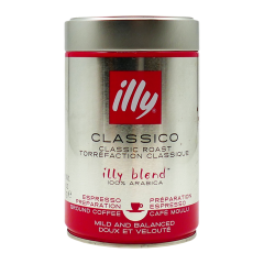 Illy espresso classico classic roast gem. blik 250 gr.(7982)