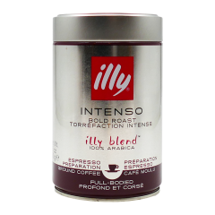 Illy espresso intenso bold roast gem. blik 250 gr.(7984)