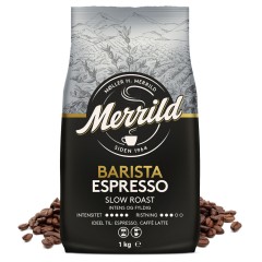 Merrild barista espresso bonen 1 kg.