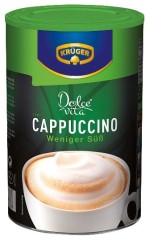 Kruger Dolce Vita cappuccino minder zoet blik 200 gr.